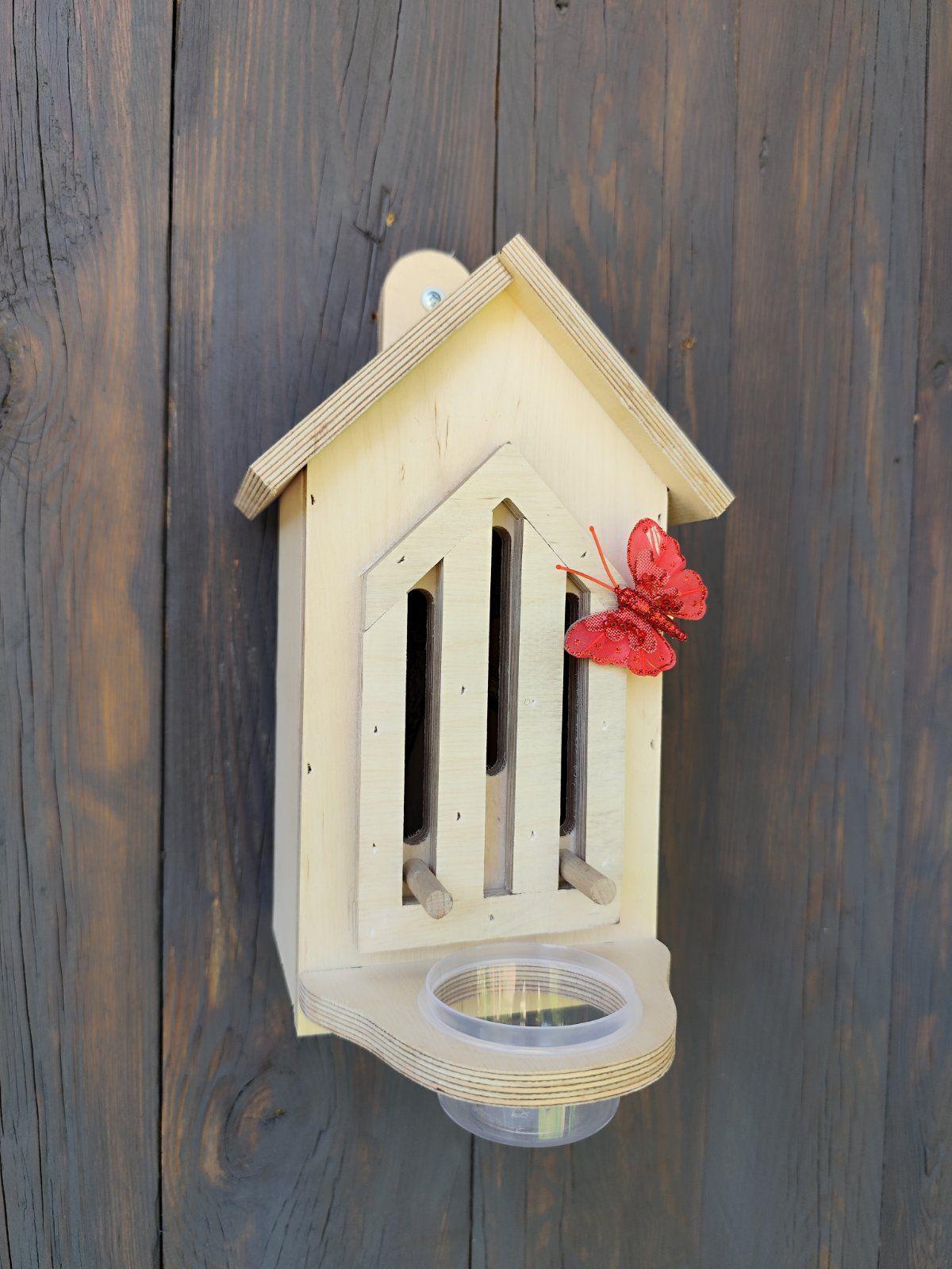 Домик Оазис для бабочек с поилкой Некрашеный (0002251) - фото 2