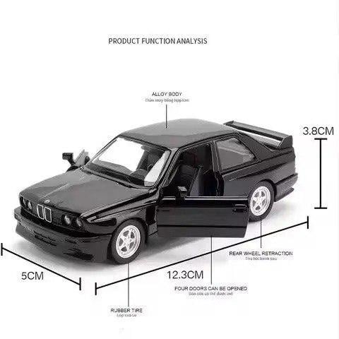 Модель автомобіля BMW M3 E30 1987 1:43 Чорний (2008) - фото 4