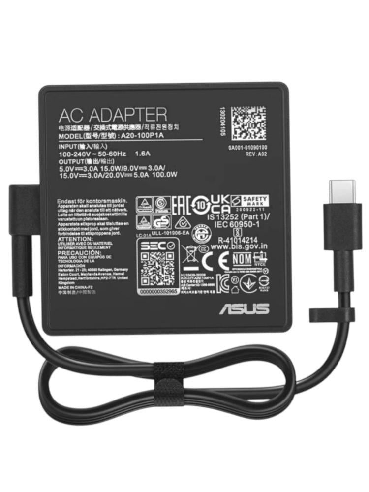 Блок живлення для ноутбука Asus 20 V/5A/100 W USB Type-C