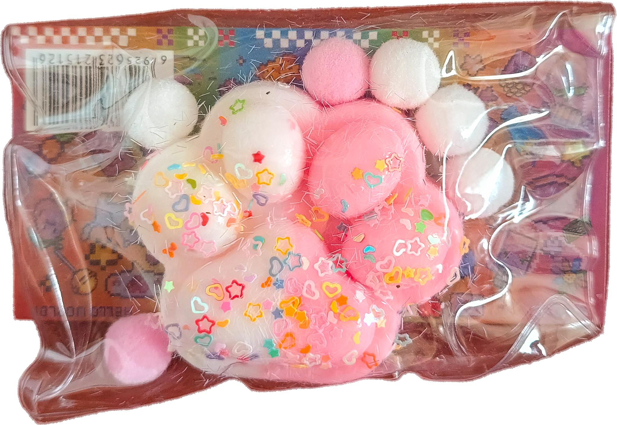 Игрушка антистресс кошачья таба лапка сквиш Pinch Family с блестками 7 см 7,5 см силиконовая Розово-белый (GS-236-A-128) Игрушка антистресс кошачья таба лапка сквиш Pinch Family с блестками 7 см 7,5 см силиконовая Розово-белый (GS-236-A-128)