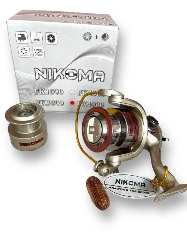 Котушка коропова NIKOMA FK4000 11+1 шарикопідшипників (1526368836)