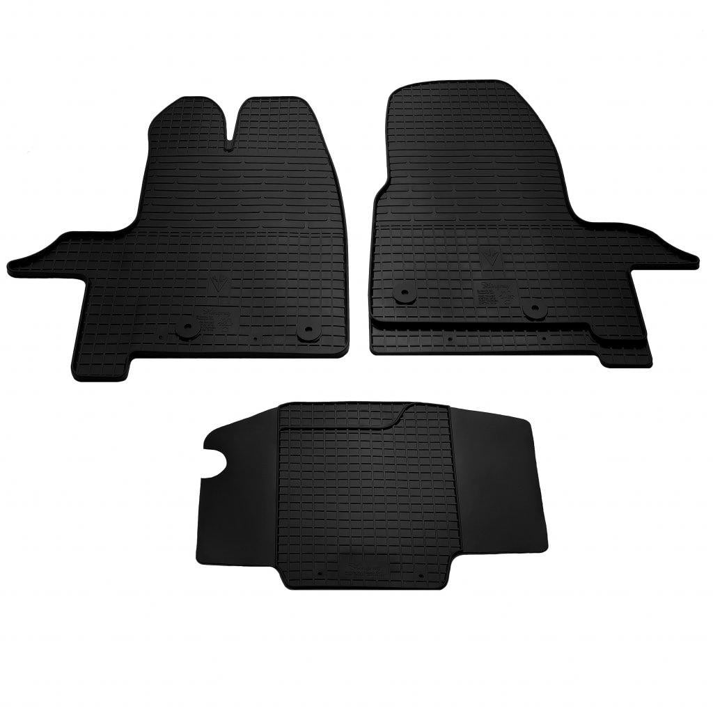 Автоковрики Stingray Ford Tourneo Custom 2012- 3 шт. Черный (1386477216)