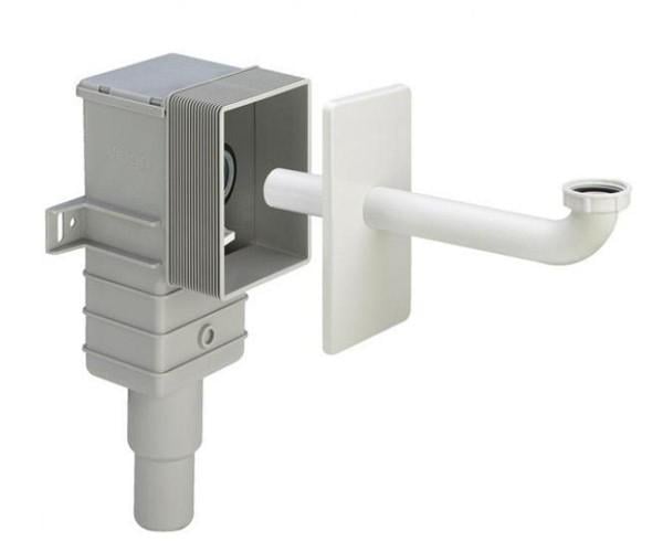 Сифон для прихованого монтажу Viega 553760 DN 50/40 з відведенням та накладкою Білий (24852) Сифон для прихованого монтажу Viega 553760 DN 50/40 з відведенням та накладкою Білий (24852)