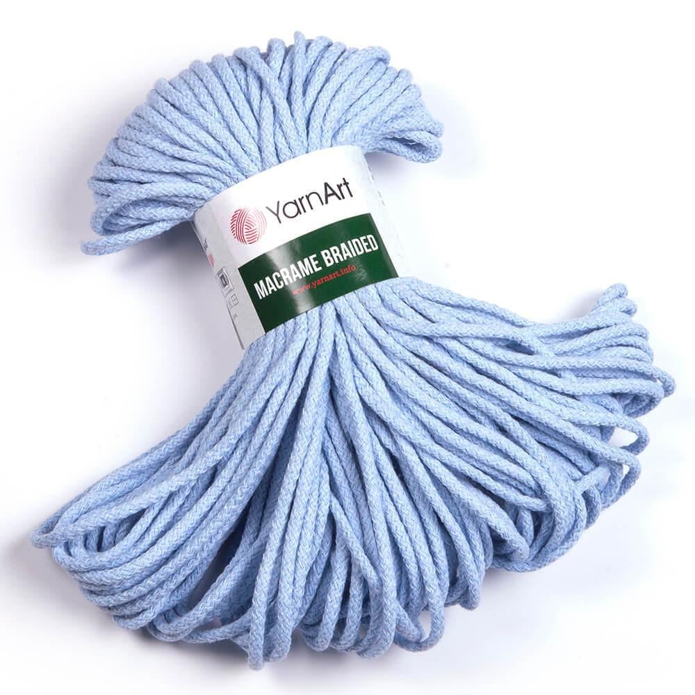 Шнур Macrame Braided 5 мм 250 г Голубой №760