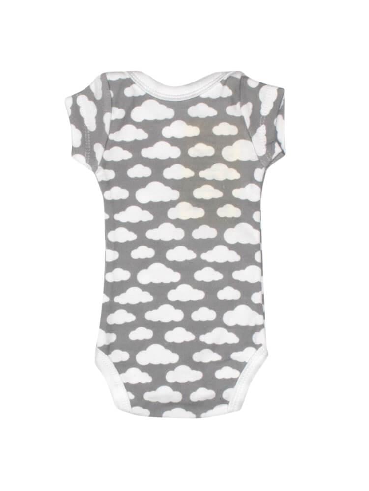 Боди детский Тучки 62 см Белый (1598-62) - фото 2