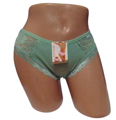 Трусы кружевные Careuokin 6015 L Зеленый