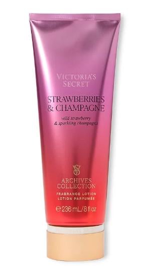 Лосьон для тела парфюмированный Victoria's Secret Strawberries & Champagne Archives collection Body Lotion 236 мл Лосьон для тела парфюмированный Victoria's Secret Strawberries & Champagne Archives collection Body Lotion 236 мл