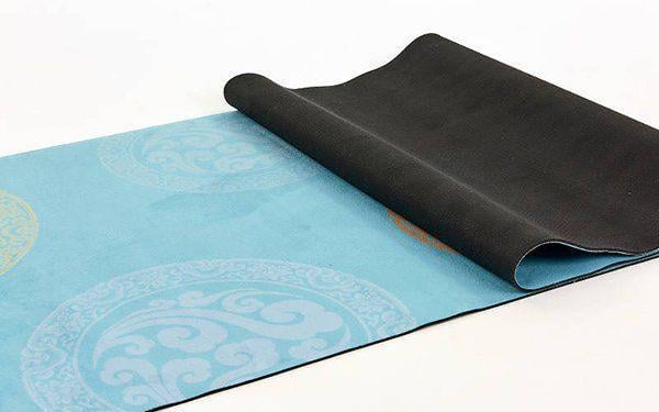 Коврик для йоги FI-5662 Голубовато-красный (56508121) - фото 2