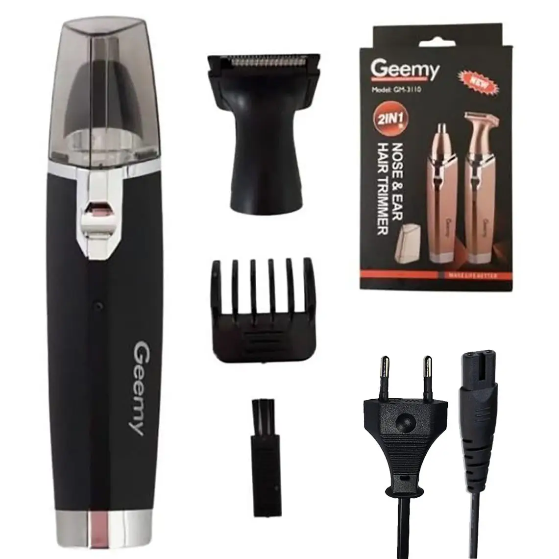 Триммер аккумуляторный Geemy GM-3110 для бороды/носа/ушей USB-зарядка (ML-05070)