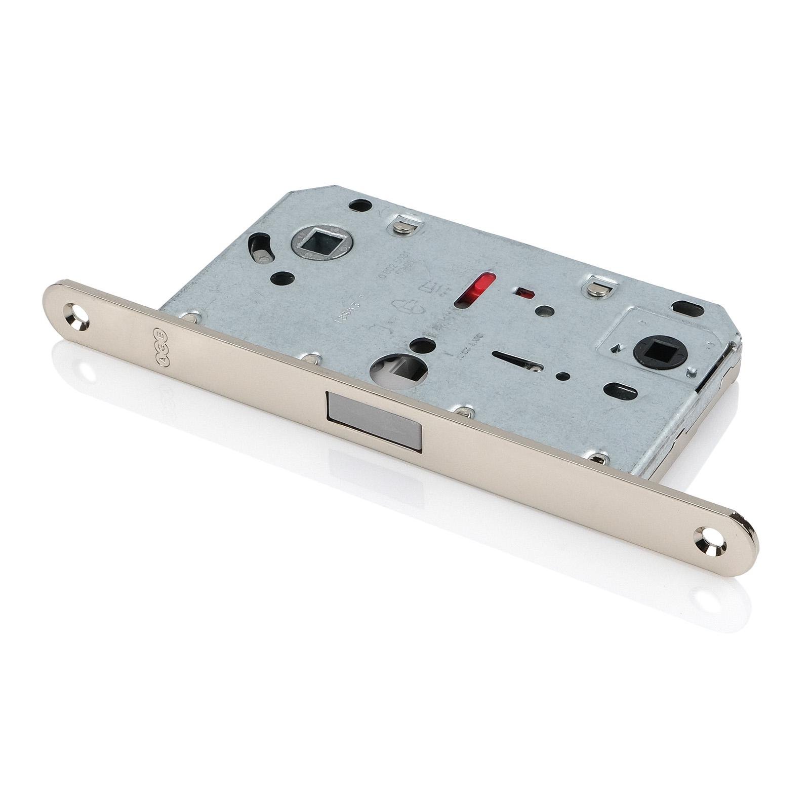 Замок врезной магнитный WC AGB Mediana Polaris XT 96/50 мм Никель (B06102.50.06) - фото 2 Замок врезной магнитный WC AGB Mediana Polaris XT 96/50 мм Никель (B06102.50.06) - фото 2