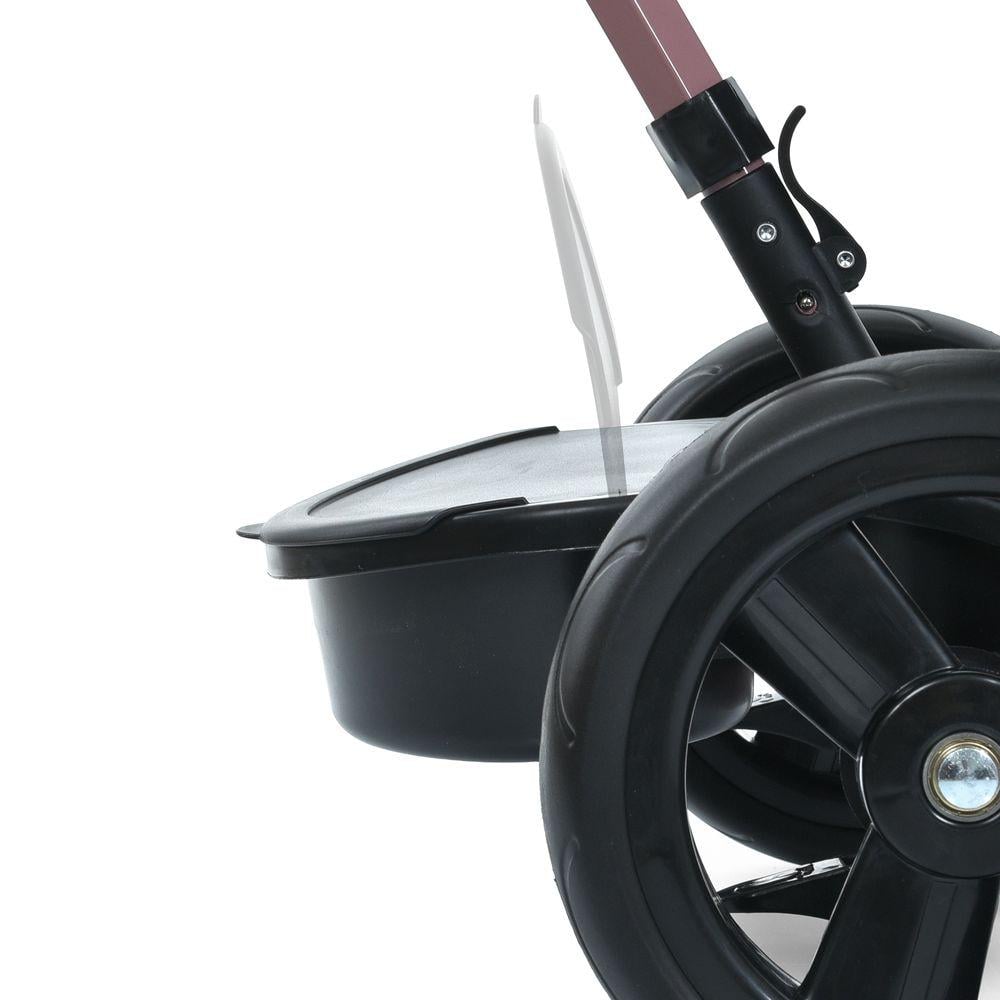 Велосипед триколісний Turbo Trike MT 1001-1 з батьківською ручкою і поворотним сидінням Рожевий - фото 2