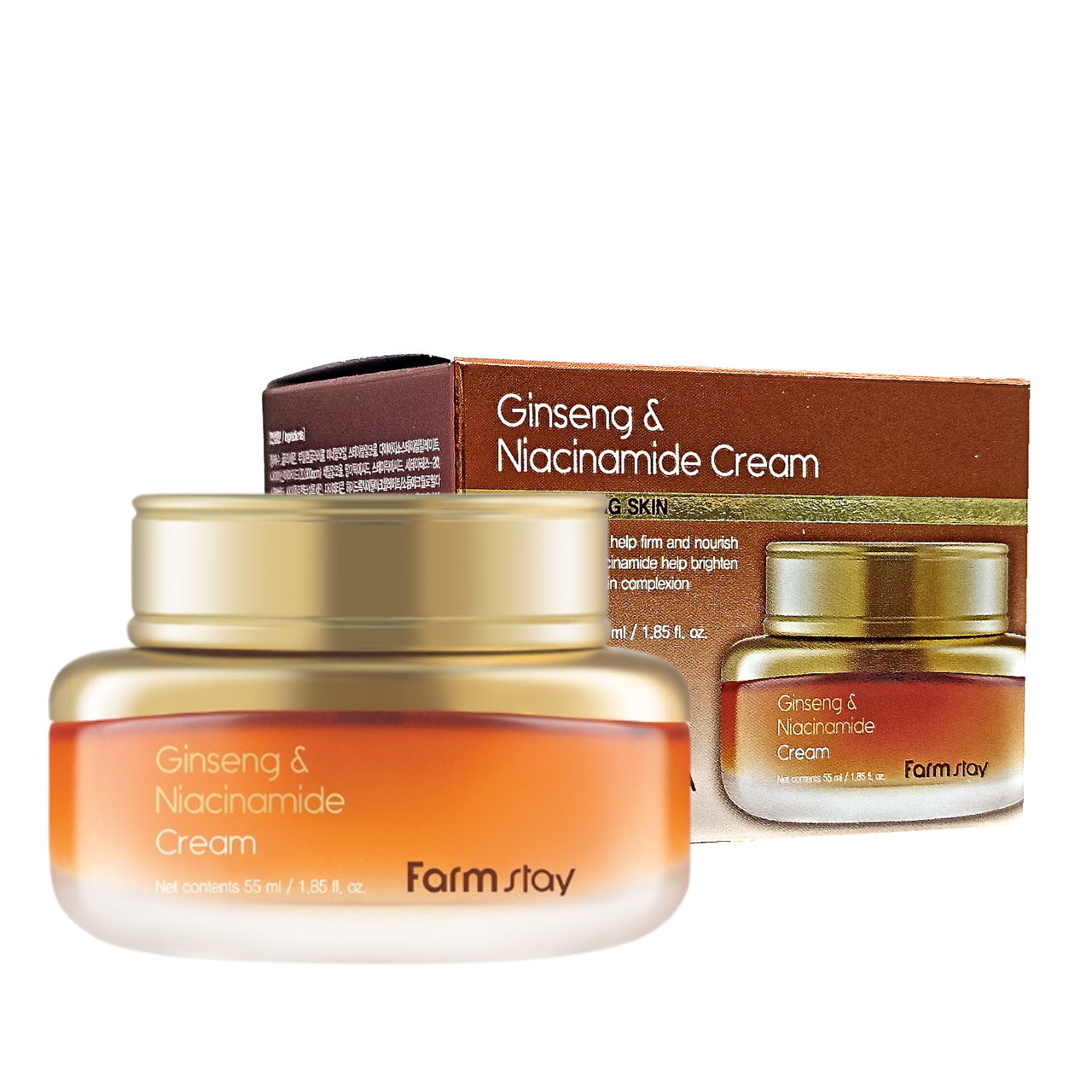 Крем для лица восстанавливающий Farmstay Ginsheng&Niacinamide Cream 55 мл