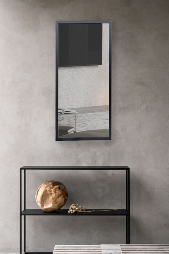 Дзеркало в рамі CRYSTAL GLASS 2290 1350х400 мм Чорний (С4030)