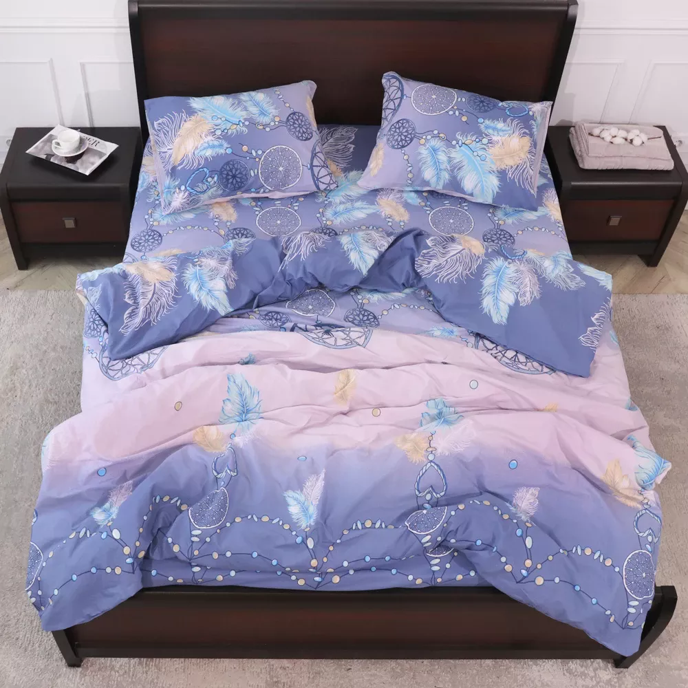 Комплект постільної білизни ТМ Черешенька з бязі Gold двоспальний євро 200х220 cм (40140)