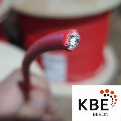 Кабель для солнечных панелей KBE 6 мм/бухта 100 м Красный (2114154100) - фото 2