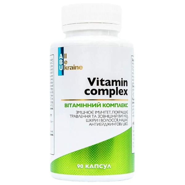 Вітамінно-мінеральний комплекс All be Ukraine Vitamin Complex 90 капс. (000022605)