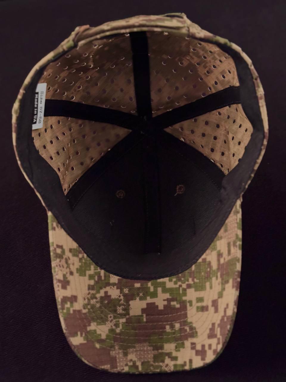 Кепка рип-стоп с велкро и перфорацией FCT Design G-0822 р. 56 Хищник пиксель - фото 4