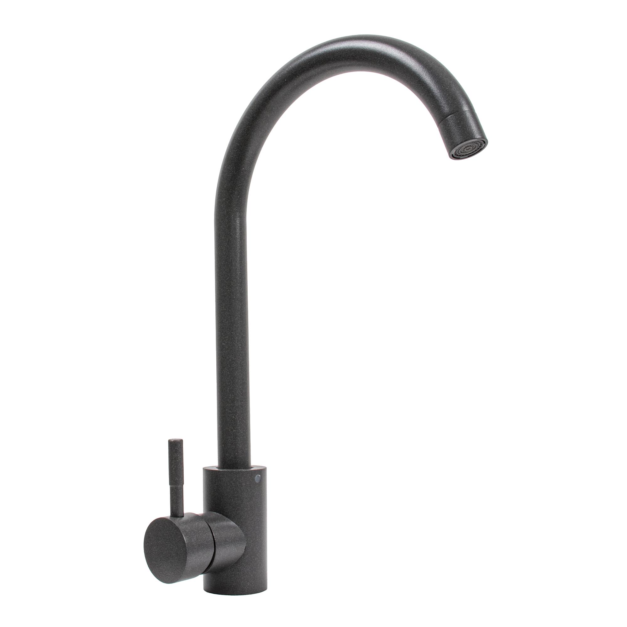 Смеситель для кухни Platinum 56 B NESP 3008 А PLS-A41054 однорычажный Серый (212881) Смеситель для кухни Platinum 56 B NESP 3008 А PLS-A41054 однорычажный Серый (212881)