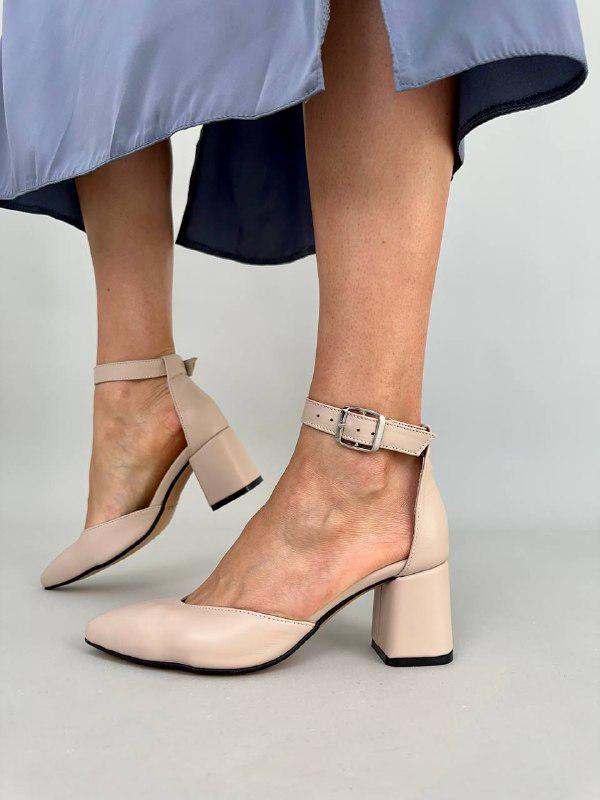 Босоножки женские кожаные р. 37 Айвори (8914-5/37)