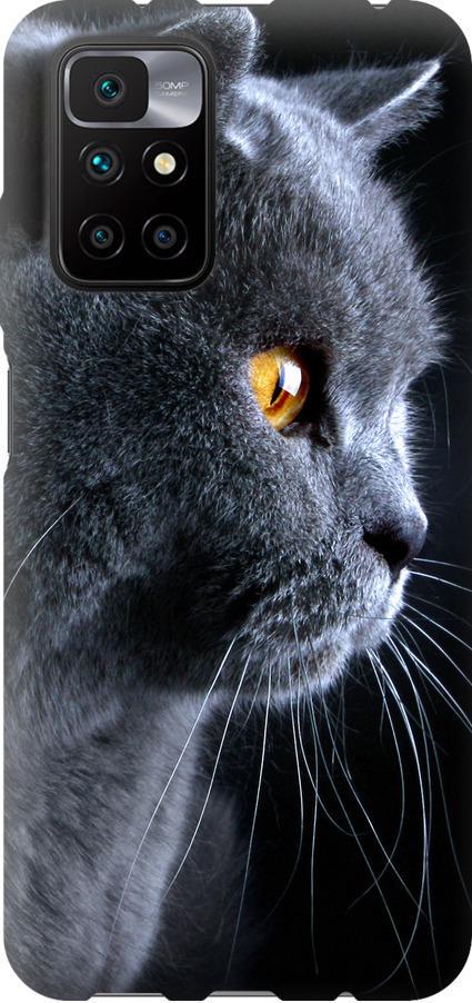 Чехол на Xiaomi Redmi 10 Красивый кот (3038t-2488-42517)