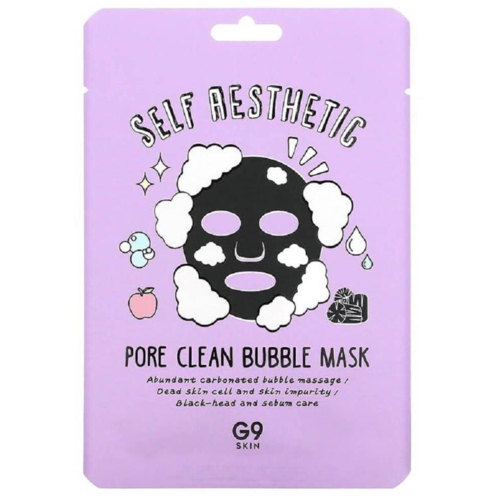 Маска для лица тканевая пузырьковая G9Skin Self Aesthetic Pore Clean Bubble Mask 23 мл (1738892534)