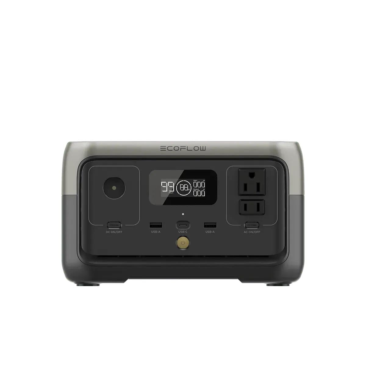 Портативная зарядная станция EcoFlow RIVER 2 256 Вт·ч LiFePO4 Wi-Fi солнечная зарядка международная