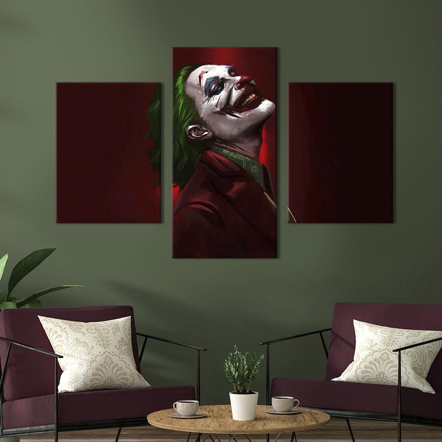 Картина для интерьера Культовый враг Бэтмена Джокер 66x40 см (721-32)