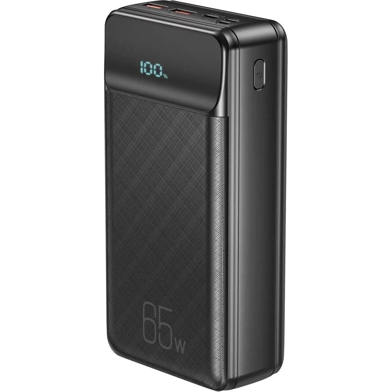 Зовнішній акумулятор XO PR201 30000 mAh 65W Black