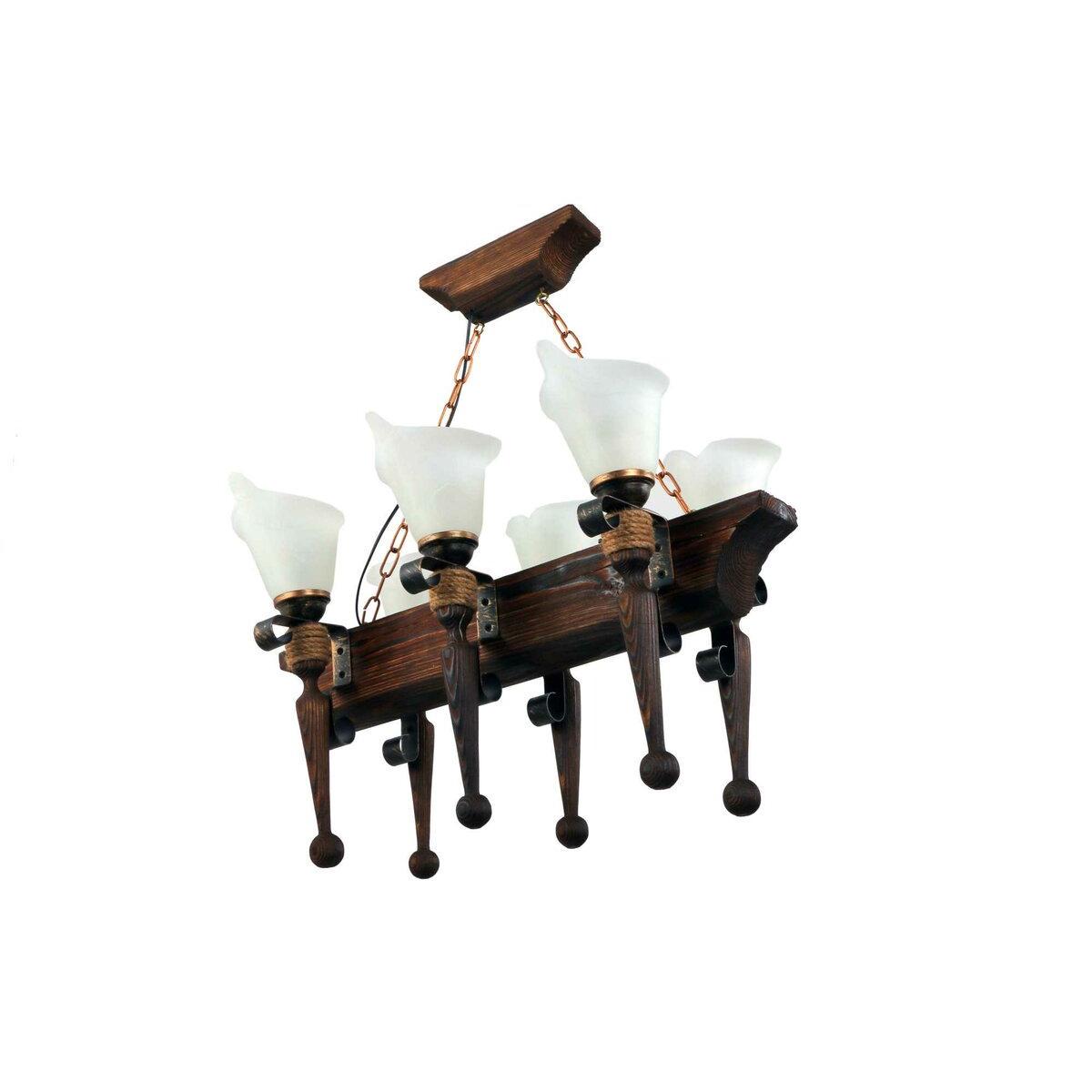 Люстра деревянная Sirius S7141/6 (371535)
