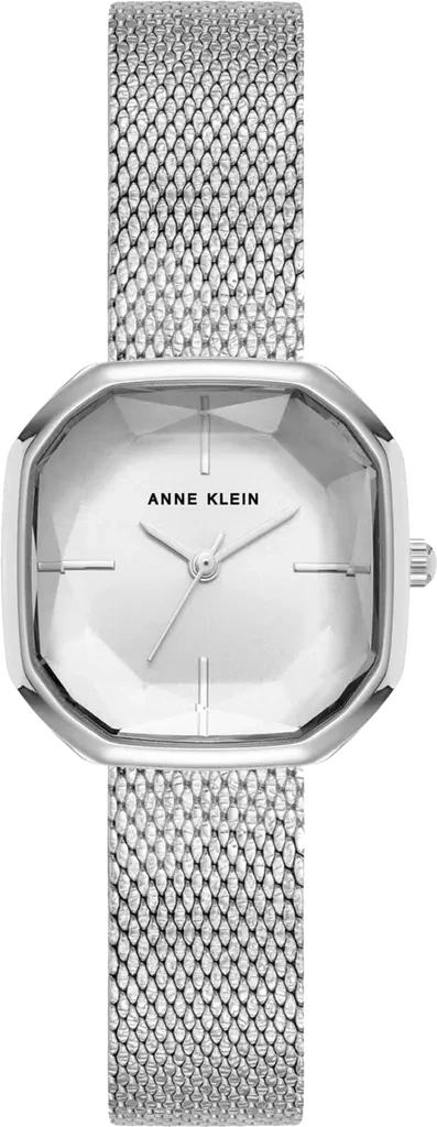 Наручний годинник жіночий Anne Klein AK/5249SVSV зі сріблястим циферблатом та сталевим браслетом