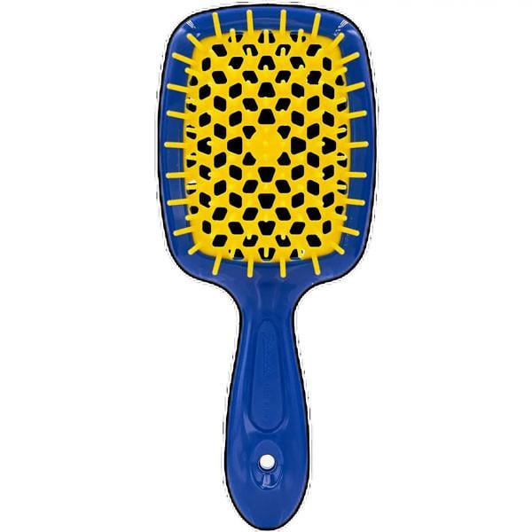 Щетка для волос JANEKE Superbrush Синий с желтым Щетка для волос JANEKE Superbrush Синий с желтым