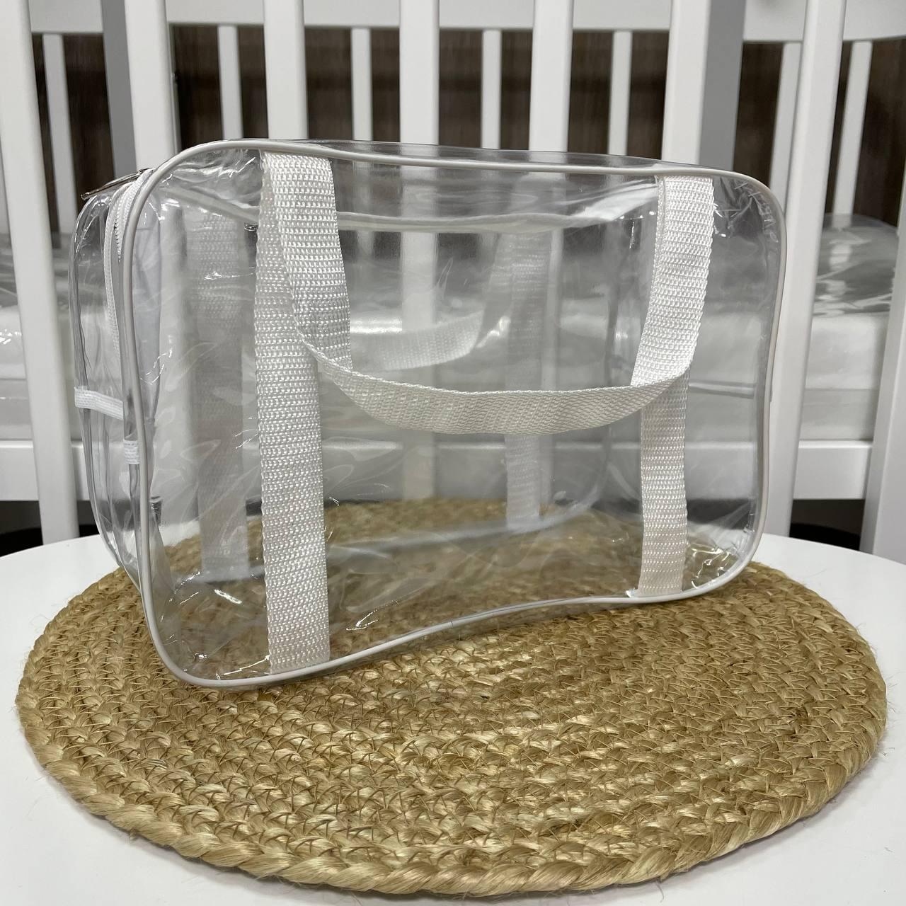 Сумка в родильный с усиленными ручками S 31х21х14 см Белый (1907299907)