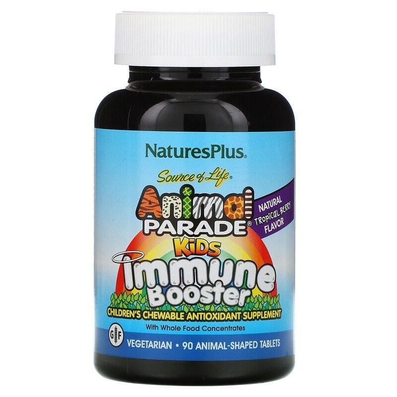 Витамины Natures Plus Animal Parade Kids Immune Booster 90 Animals