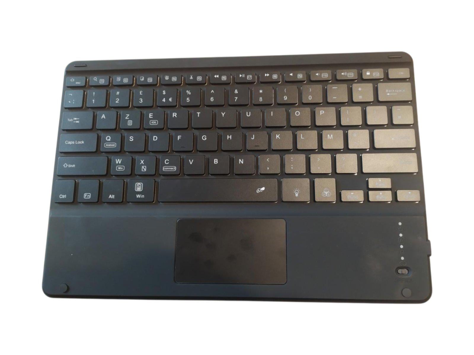 Клавиатура раскладка AZERTY AirOn Easy Tap 2 с тачпадом и LED для Smart TV и планшета