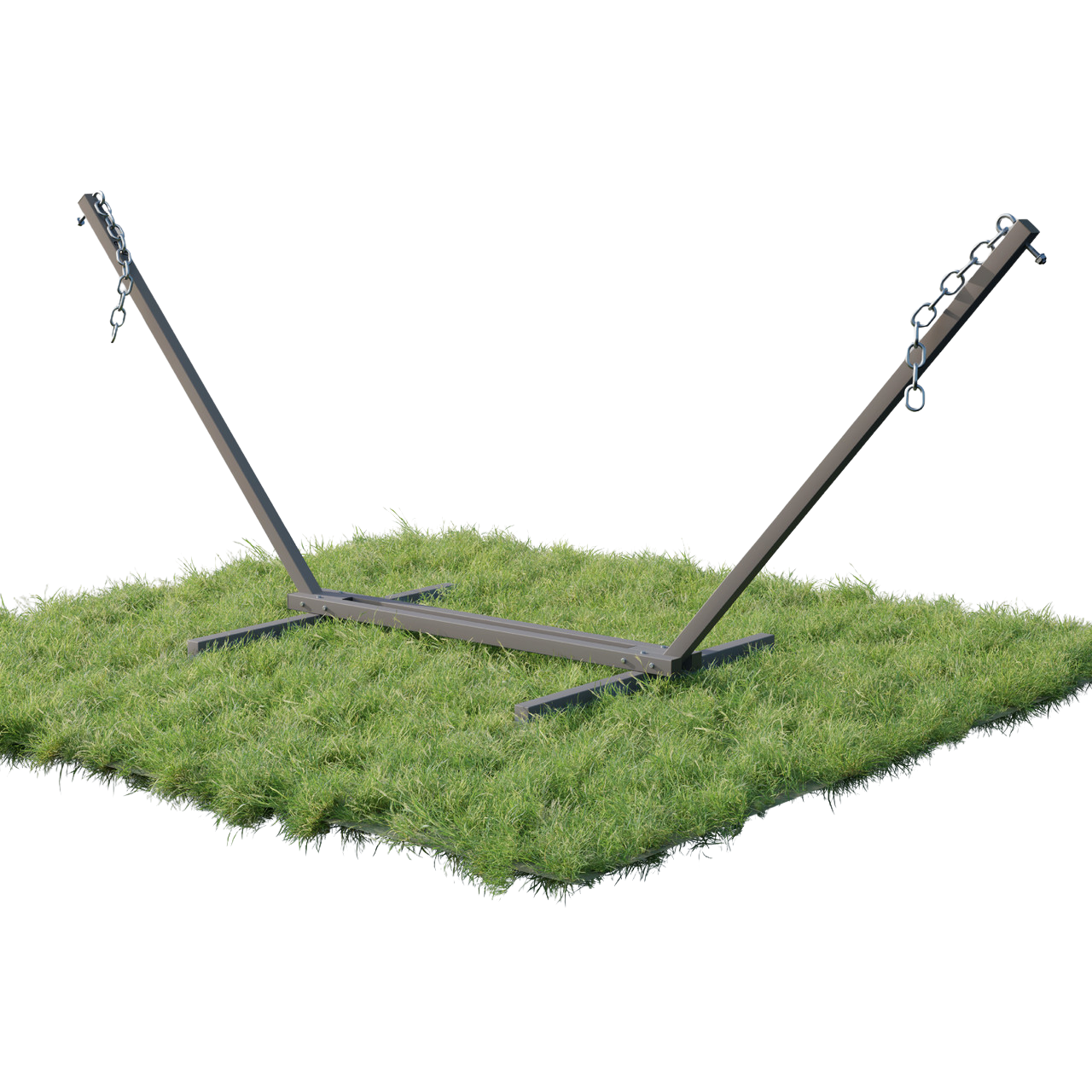 Стійка для двомісного гамака WCG металевий каркас квадратний профіль 50х50 мм Тауп (W-5050-T1) - фото 4