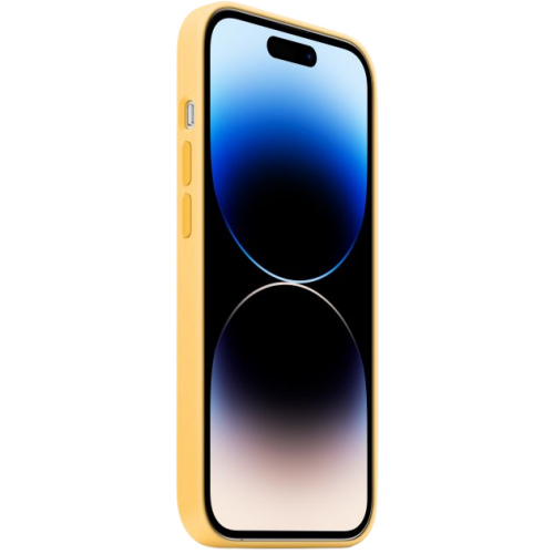 Apple MagSafe Silicone Case для iPhone 14 Pro Sunglow - фото 2 Apple MagSafe Silicone Case для iPhone 14 Pro Sunglow - фото 2