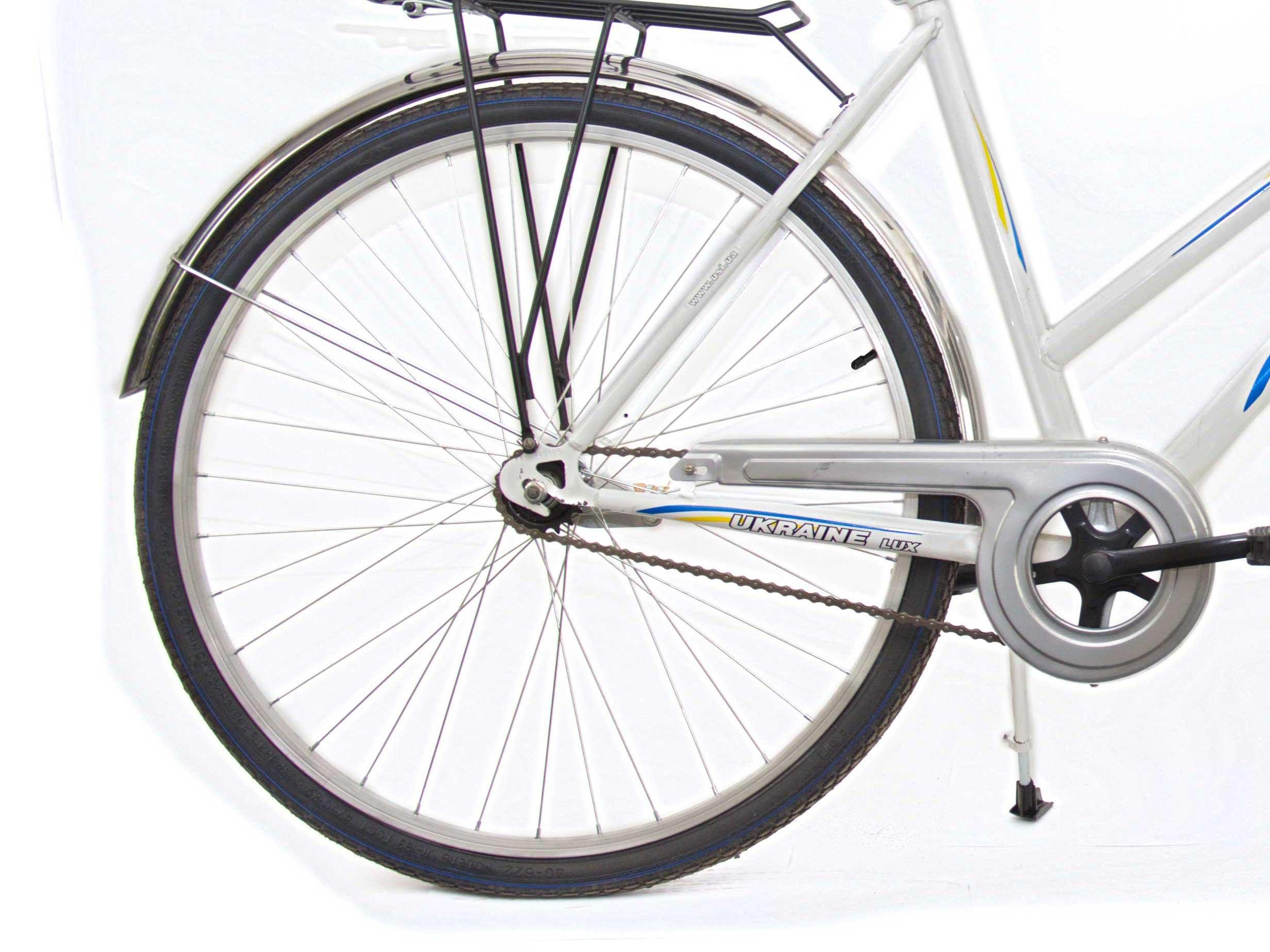 Велосипед Україна ХВЗ LUX65CZ 28″ cталь Білий - фото 2