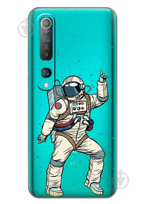 Силиконовый чехол iSwag для Xiaomi Mi 10 Веселый космонавт (KS2652) Силиконовый чехол iSwag для Xiaomi Mi 10 Веселый космонавт (KS2652)