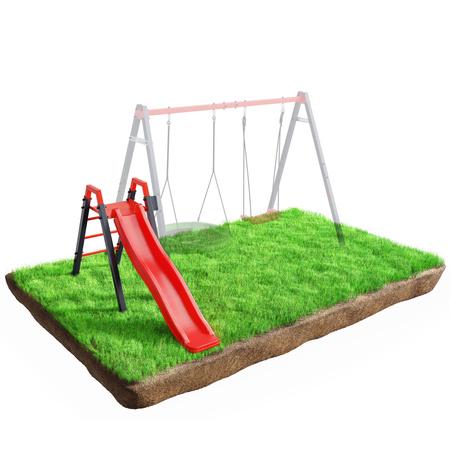 Дитяча гірка садова модульна K-SPORT металева (KSOZ013S) - фото 4 Дитяча гірка садова модульна K-SPORT металева (KSOZ013S) - фото 4