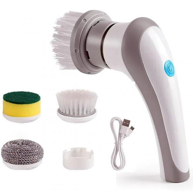 Щітка електрична для прибирання Electric Cleaning Brush 3в1 багатофункціональна