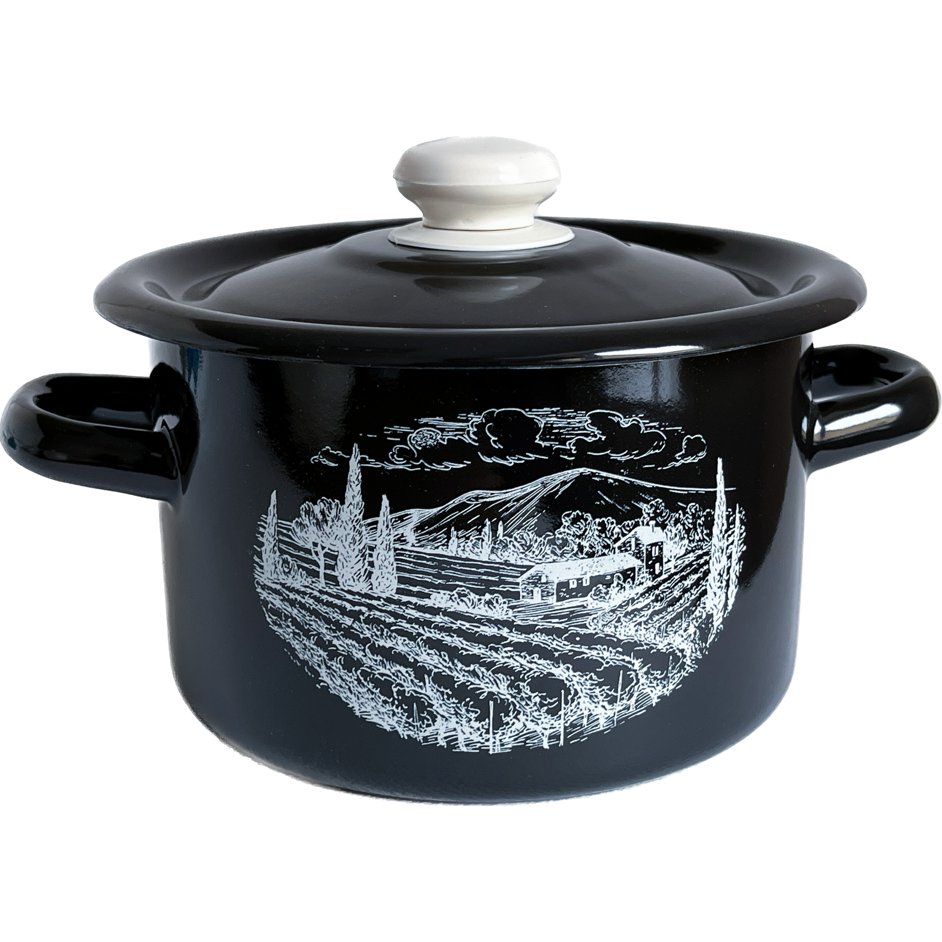 Каструля Idilia Пейзаж 2 л Чорний (291223)