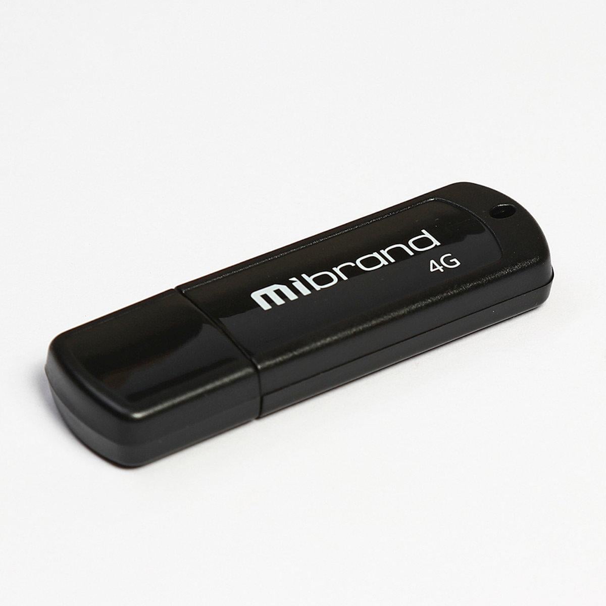 Флеш-накопитель для ноутбука Flash Mibrand USB 2.0 Grizzly 4Gb Black (MI2.0/GR4P3B)