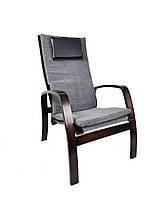 Крісло для відпочинку з підніжкою Avko ARC011 Walnut Grey - фото 3 Крісло для відпочинку з підніжкою Avko ARC011 Walnut Grey - фото 3