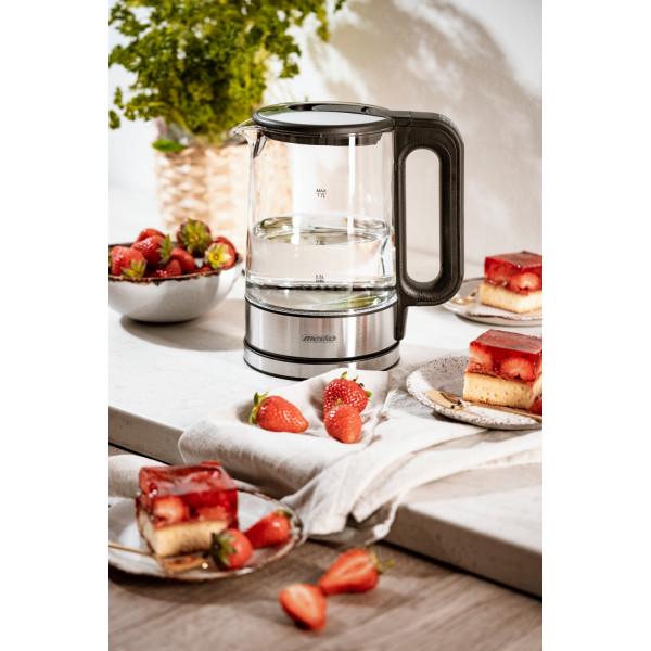 Электрочайник Mesko MS 1301 стеклянный с установкой температуры 2200 Вт, 1,7 л Black (MS1301B) - фото 10 Электрочайник Mesko MS 1301 стеклянный с установкой температуры 2200 Вт, 1,7 л Black (MS1301B) - фото 10