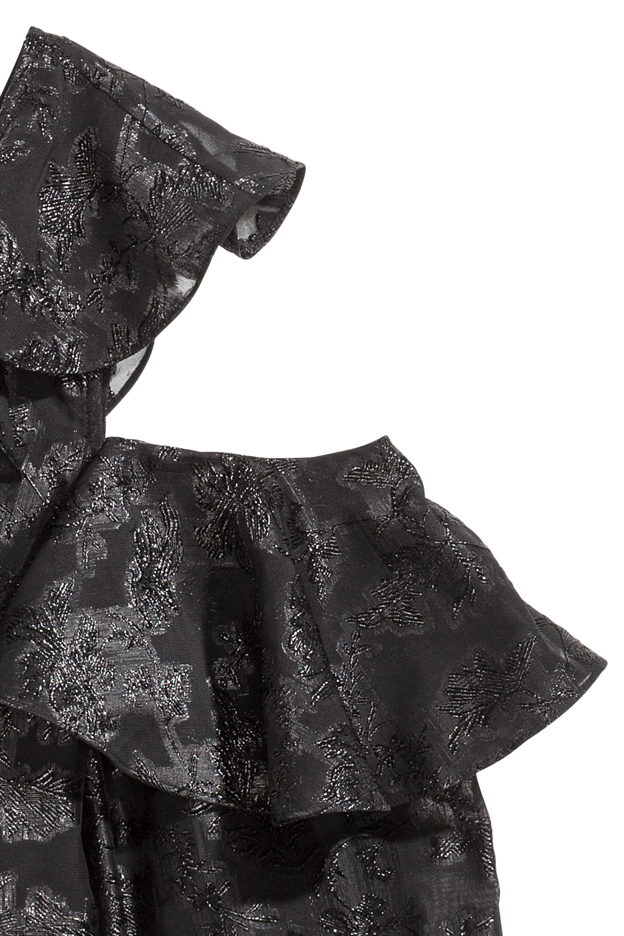 Блуза H&M р. 44 Чорний (5710486) - фото 2