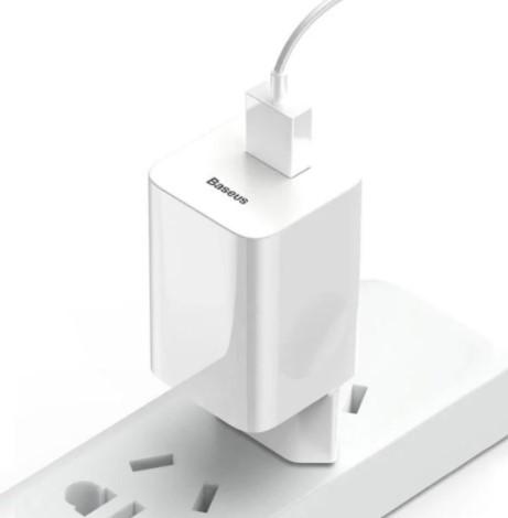 Зарядное устройство Baseus QC3.0 24 W 3 A White (CCALL-BX02) - фото 6