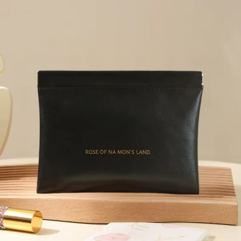 Косметичка портативная для хранения аксессуаров на магнитной застежке Черный (MP-132_L_black)