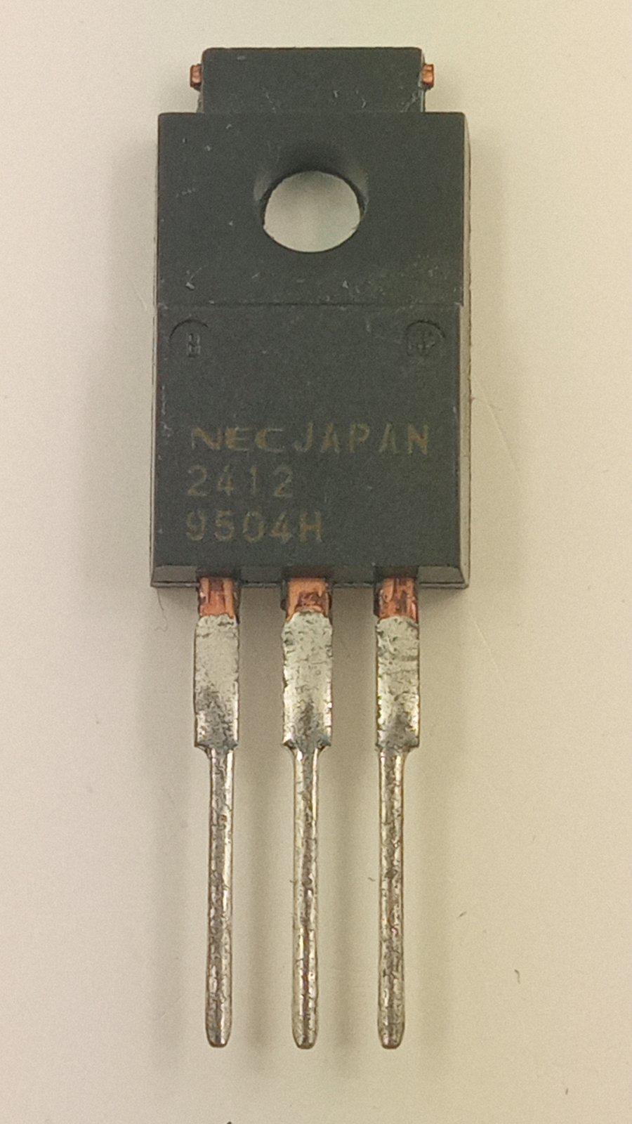 Транзистор 2SK2412 n-channel 60V 20A 30W TO-220FP Транзистор 2SK2412 n-channel 60V 20A 30W TO-220FP