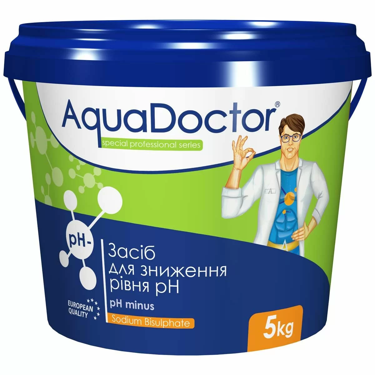 Химия для бассейнов AquaDoctor pH Minus 5 кг