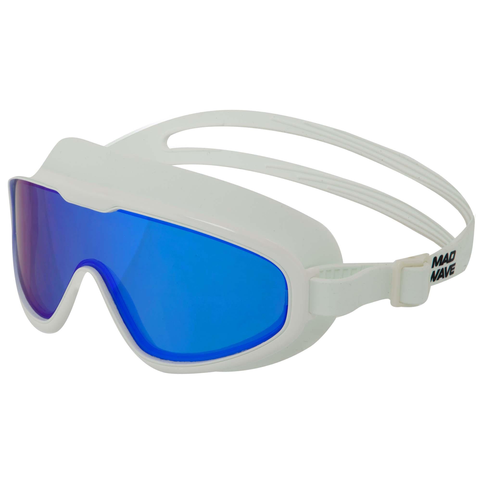Очки для плавания взрослые Mad Wave TARGET Rainbow M046901 Белый (AM0009063)